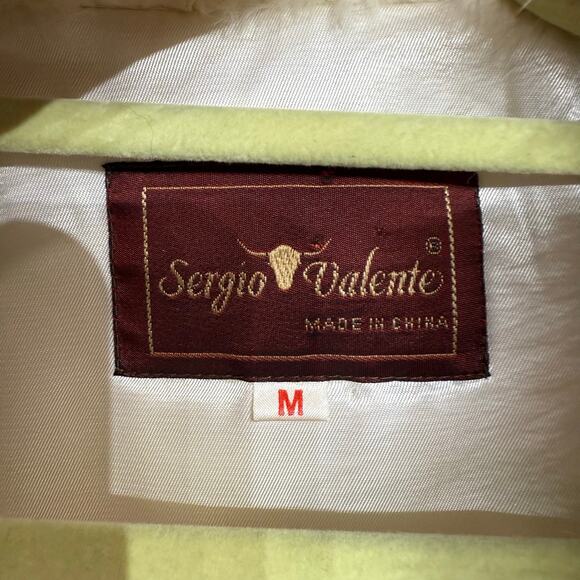 Sergio Valente Cream Dyed Rabbit Fur Vintage Jacket Sz M - Picture 7 of 14